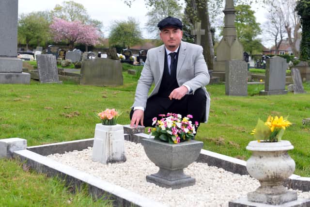 Ben started cleaning graves earlier this year after launching the Hebburn Cemetery Gravestone Transformations Facebook page.