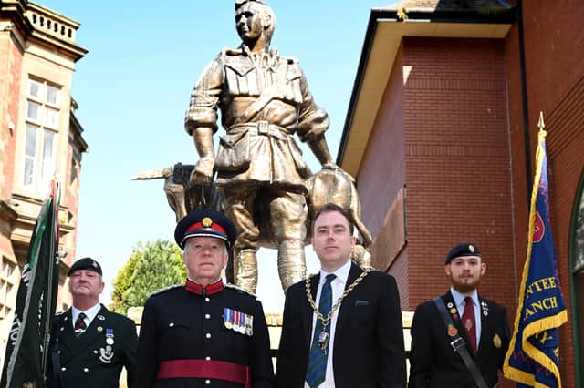 The Deputy Lieutenant of Tyne and Wear Colonel Christopher Tearney (left) and the Deputy Mayor of South Tyneside, Councillor Shane Smith.