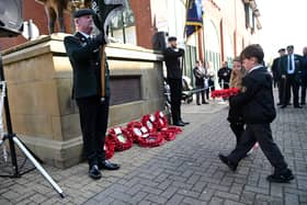 Local schoolchildren, dignitaries and members of the public joined together on Friday, April 24, to mark ANZAC Day.