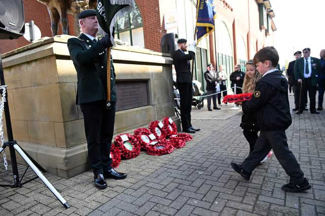 Local schoolchildren, dignitaries and members of the public joined together on Friday, April 24, to mark ANZAC Day.