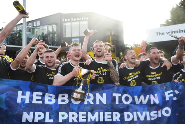 Hebburn Town are crowned Northern Premier League Premier Division champions (photo Shields Gazette)