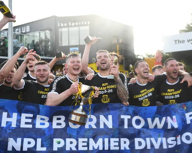 Hebburn Town are crowned Northern Premier League Premier Division champions (photo Shields Gazette)