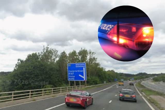 A man aged 20 has sadly died following a collision on the A1M near Chester-Le-Street.