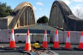 The Heugh Street Bridge, on River Drive, in South Shields remains closed to motorists as the overall condition of the structure is deemed as "poor".