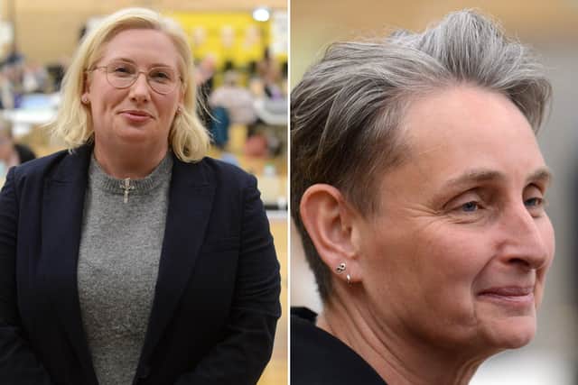 Emma Lewell (left), MP for South Shields, and Kate Osborne, MP for Jarrow and Gateshead East.
