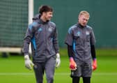 Nick Pope and Aaron Ramsdale at Newcastle United. 