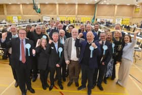 Reform UK's successful candidates in South Tyneside celebrate their runaway victory at the polls.