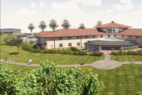 The planned new front of the Little Haven Hotel.