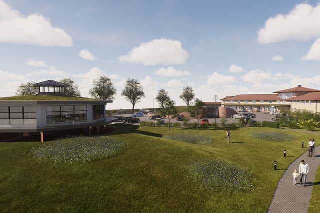 Planned images of the new beach school at the Little Haven site.
