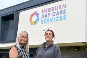 Louise Harrison, registered manager (left, with Gemma Tomkins, a support worker, at Hebburn Day Care Services.
