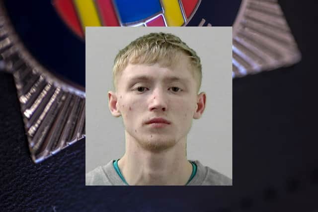 Nathan Kelly, of South Shields, broke a schoolboy's legs when he crashed as he fled.
