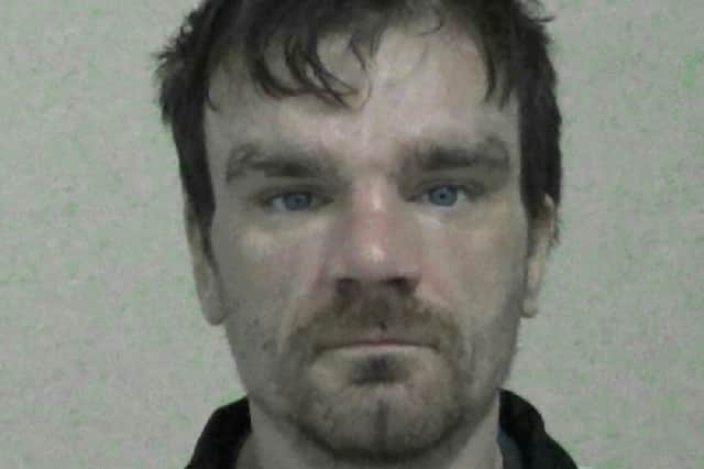Burglars Glen McCarthy (pictured) and Paul Carr, who were caught on CCTV as they targeted outhouses in a seaside town then took stolen property back to their shared accommodation. Have both been handed suspended prison sentences Newcastle Crown Court today. The pair have already served time in custody on remand.