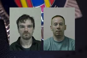 Burglars Paul Carr and Glen McCarthy, who were caught on CCTV as they targeted outhouses in a seaside town then took stolen property back to their shared accommodation. Have both been handed suspended prison sentences Newcastle Crown Court today.