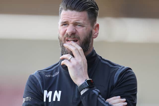 Michael Nelson during his time as Hartlepool United assistant manager (phot Getty Images)