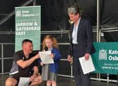 An awards ceremony for a poetry competition which commemorated the 90th anniversary of the Jarrow March was held at Hebburn Town FC on Thursday, May 21.