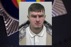 Daniel Gaunt, 22, who has been jailed for four and a half years at Newcastle Crown Court for throwing a kettle of boiling salt water at his dad, which follows on from other occasions when he poisoned his mum's glass of wine with turps and grabbed his grandmother around the neck when she refused to give him a cigarette.