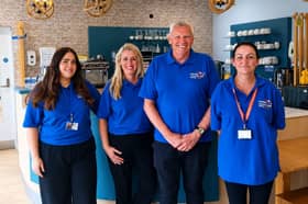 Connected Caring staff Tiffany Wilson, carer support worker, Monica Scott, team leader, Gary Collinson, carer support worker, and Sonya Hogg, information and advice worker.