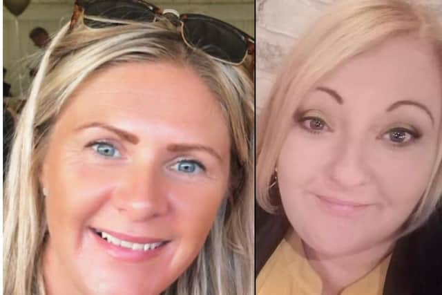 Stacey Marley(left) and Nichola Bourke (right)