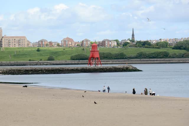Littlehaven Beach, in South Shields.