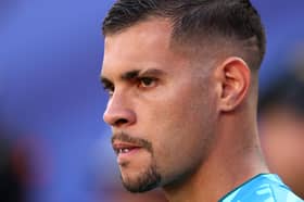 Newcastle United captain Bruno Guimaraes pictured in action for Brazil. 