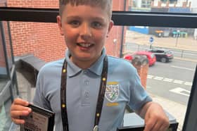 Joel Hunt, from Jarrow, has won a national competition for his design of a sign language translator.