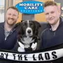 Liam Kennedy and Jordan Cronin with Murphy at Mobility Care Solutions.