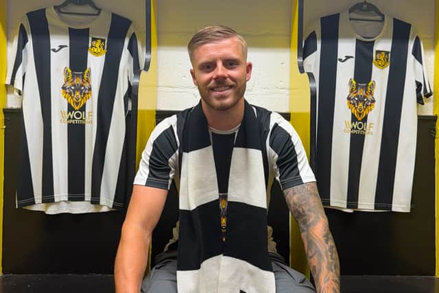 Boldon CA have signed former North Shields and Whitley Bay forward Callum Larmouth (photo Boldon CA)