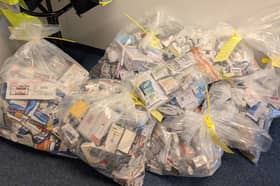 Police have seized £25,000-worth of steroids and prescription-only medication following a raid in South Shields.