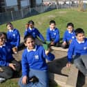 Out in the garden of the school in Woodbine Estate but we want to know if you were pictured.