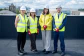 Dr Lindsey Whiterod CBE, Chief Executive of Tyne Coast College, North East Mayor Kim McGuinness, Cllr Karen Pittuck of South Tyneside Council, and Tyne Coast College Principal, David Gardner.