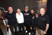 Andy Mahmood (centre) with representatives from the four charities who spoke at the foundation's launch event.