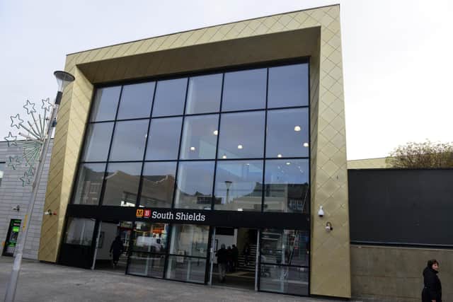 The South Shields Transport Interchange, in South Shields town centre.