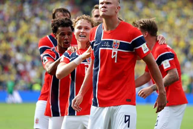 Haaland is the joint leading scorer at the World Cup with seven goals in four matches