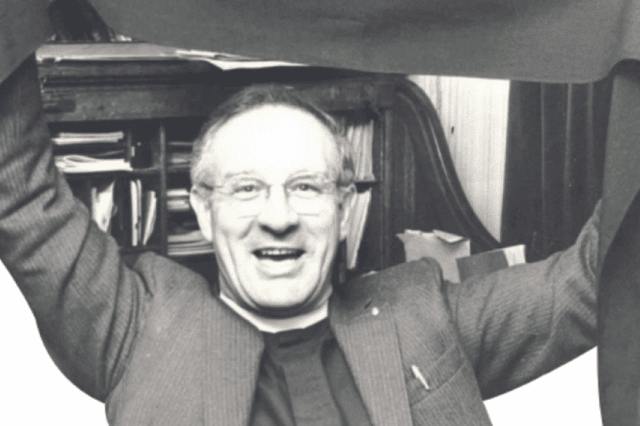 Rev John Maughan whose footballing past was impressive before he became a vicar in South Shields.