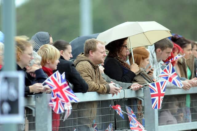 Rain threatened to ruin the day but it stayed sunny by the time Her Majesty arrived on South Tyneside.