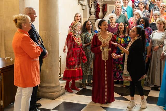 The Women of Wuppertal Choir at St Michael's Church.
