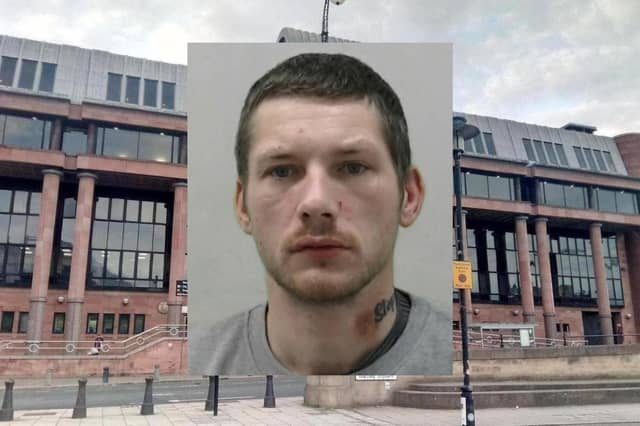Michael Wilson went into a small store in Jarrow, South Tyneside, last November, paid for a £1 can of Dr Pepper then tried to snatch cash from the till as it opened.