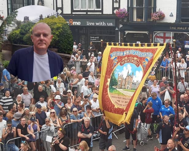 TUC chief Paul Nowak was speaking at the Durham Miners Gala.