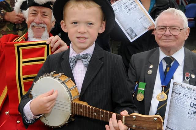 This Jubilee party at All Saints Allotments looked like great fun 14 years ago.
Town Crier Jim Chambers was joined by James Bassett and veteran Bill Craddock M.B.E