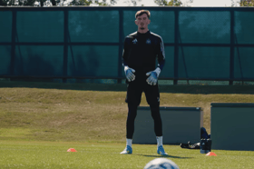 Newcastle United goalkeeper Ewen Jaouen (Image credit: Newcastle United - YouTube)