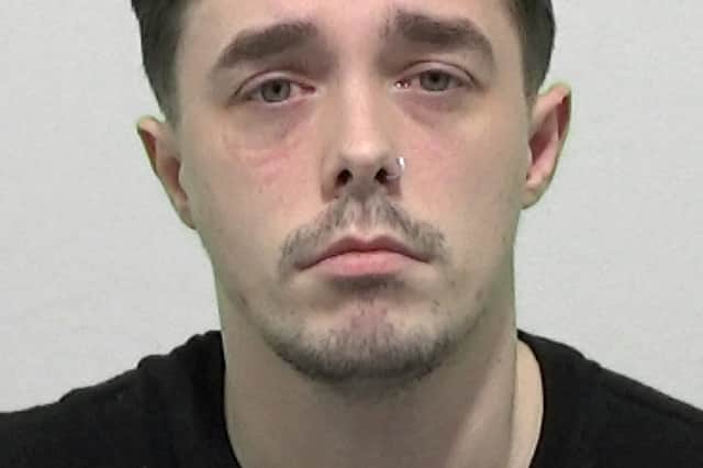 Jack Sjoland, 27, who has received a suspended sentence at Newcastle Crown Court after he was caught in a police sting when he sent X-rated online messages to whom he thought was a child on the Kik social media site but was actually an undercover cop.