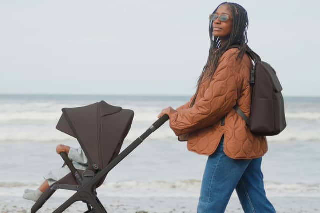 The Silver Cross Cove 2 Chocolate Travel System Accessory Bundle includes eight coordinated essentials for parents and babies