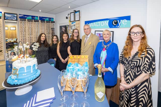 Cllr Stan Wildhirt, Mayor of South Tyneside, visited the business to join in the celebrations.