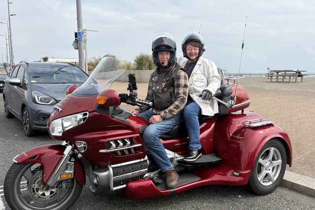 Stef Mullin has ticked off her bucket list item of wanting to ride a Gold Wing following a 70th birthday surprise.