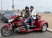 Stef Mullin has ticked off her bucket list item of wanting to ride a Gold Wing following a 70th birthday surprise.