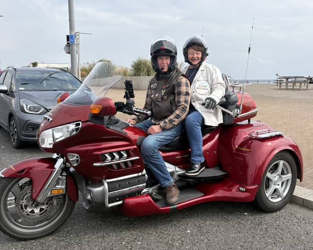 Stef Mullin has ticked off her bucket list item of wanting to ride a Gold Wing following a 70th birthday surprise.