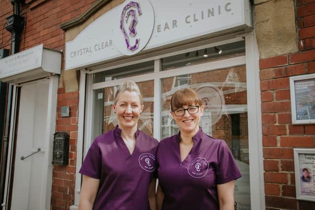 Rebecca Shields and Stephanie Coxon of Crystal Clear Ear Clinic.