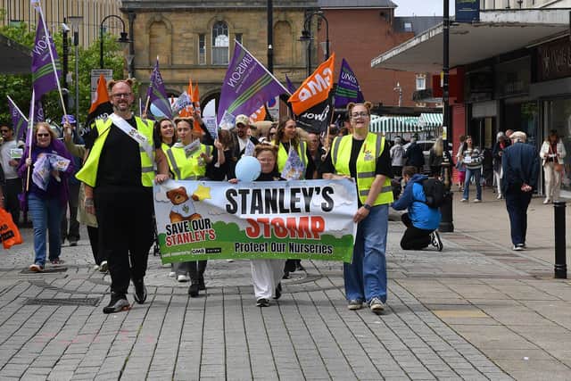 The Save Our Stanley's campaigned have held their Stanley's Stomp in South Shields town centre on Saturday, July 18.