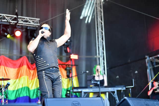 Joe McElderry performed at the Sunday concerts in South Shields