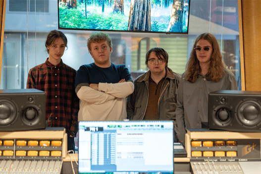 South Tyneside band The Rivergate at Abbey Road Studios